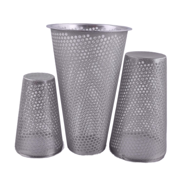 Stainless Steel Flanged Side V-Type Filter Compressor Unit with Conical Flat Bottom Filter Cartridge