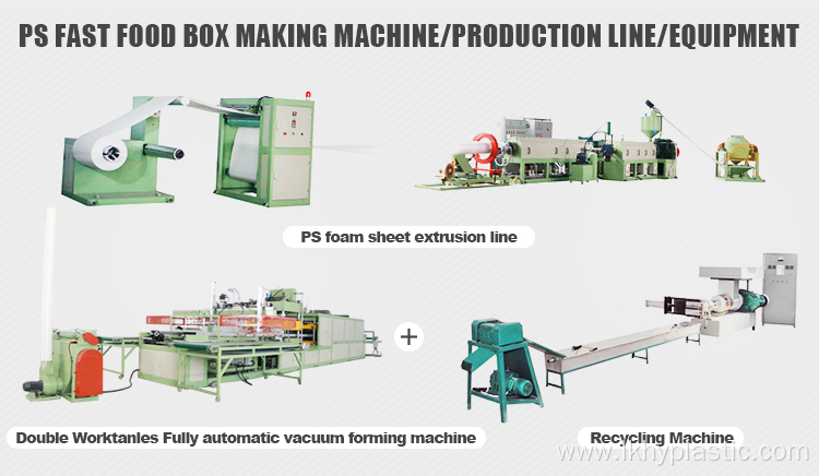 Disposable Foam Fast Food Plate Production Line