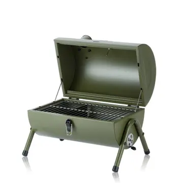 Estufa de humo para picnic al aire libre barbacoa de carbon churrasqueira portatil para acampar
