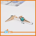 Batu-batu kristal liontin perhiasan safir Earrings set