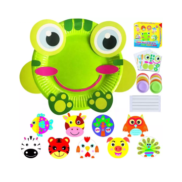 DIY Paper Plate Animal Art Kit: A Creative Toy for Toddlers and Kids