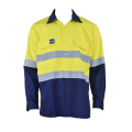 Light Yellow Flame-Retardant Jacket with Reflective strap