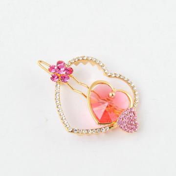 heart shape fashion multi-color hair clip