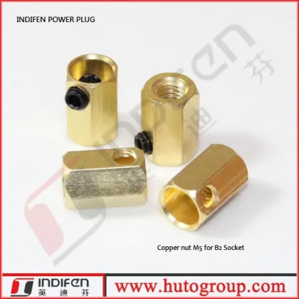 INDIFEN B2 3 pin socket electrical socket power socket ceramic electrical socket