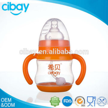 2015 colour 100% food grade PP feeding bottles baby