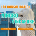 NingboからシンガポールへのLCL貨物輸送