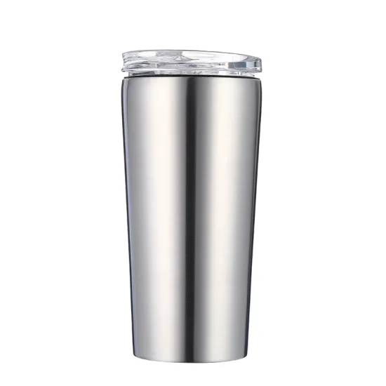 Double Wall Stainless Steel Cup With Sliding Lid