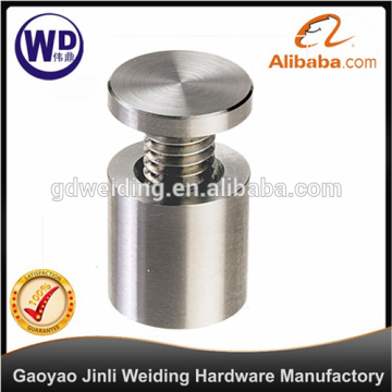 Stainless steel satin advertising nail standoff nails