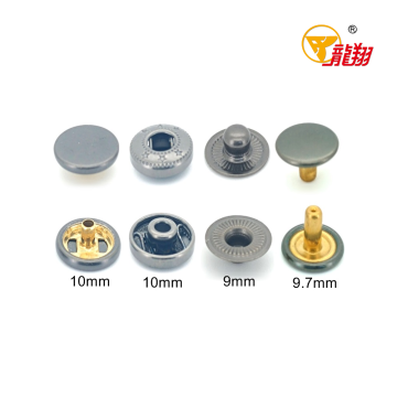 655# Mini Wrap Bottom Brass Spring Snap Fastener