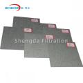 Metallfiber sintrat filtermaterial veckat filtermedium