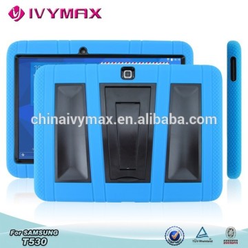 Fancy hybrid tablet case for samsung T530 dual protective case