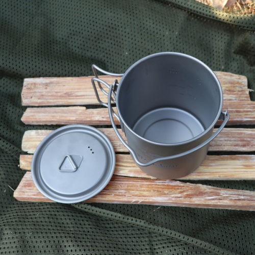 Ultralight titanium pot titanium cookware