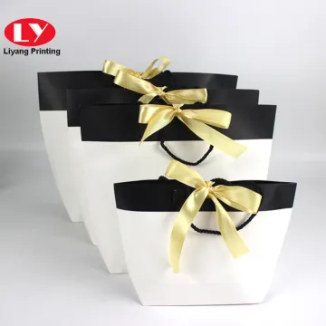 Luxury Large/Medium/Small Paper Shopping Bag with Logo