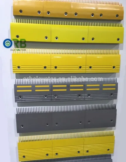 Plastic escalator comb plate