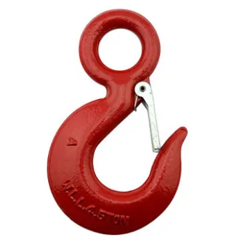 Eye hook with latch, S-320, alloy steel