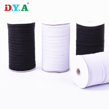 Jalur elastik braided (putih, 1/8 "lebar),
