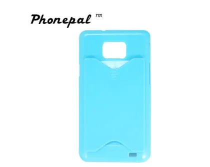 Card Inserting Tpu Samsung Protective Cases For Samsung I9100 Galaxy S2