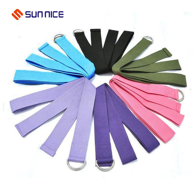 colorful yoga strap