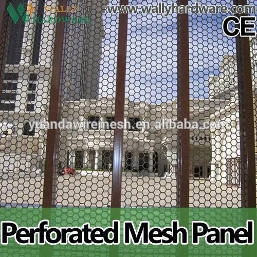 2016 Hot selling cheap solid perforated metal screen door mesh