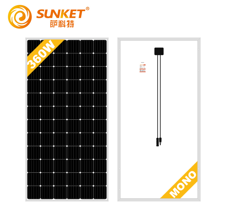 high efficiency 350w 360w solar panel