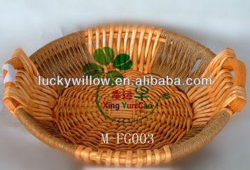 China traditional willow basket & willow candy tray & wicker gift basket