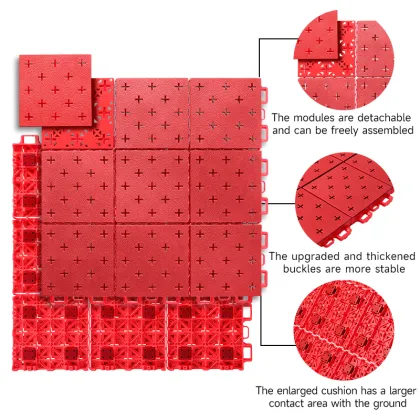 Obana Elastic Anti Slip Outdoor Modular Interlocking Floor Tiles