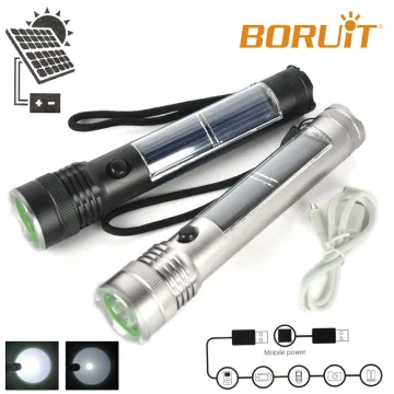 Outdoor Camping Emergency USB Rechargeable Solar LED Flashlight