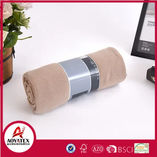 100%polyester knitted antipilling polar fleece blanket fabric