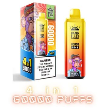 Bang Blaze 60000 Puff 4 In 1 Hot Sale Rechargebale Vape