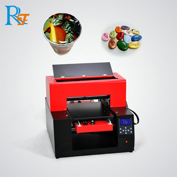 Refinecolor coffee shop with printer machine