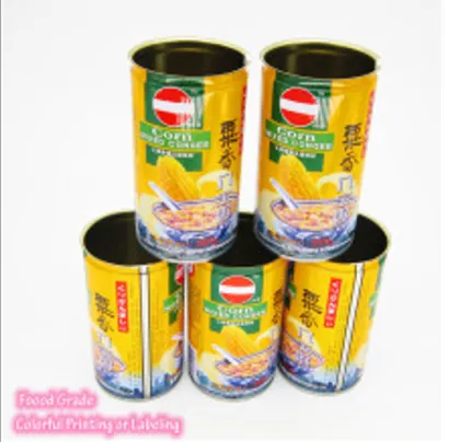 professional made open tin food Porridge