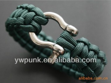 40g outdoor military parachute cord survival bracelet paracord bracelets for emergency