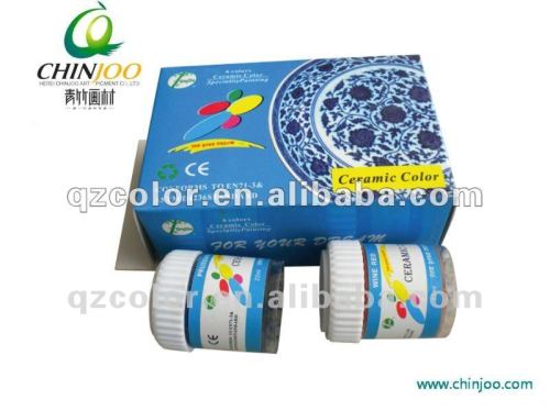 6*22ml ceramic paint set