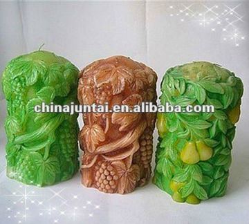 hand carved candles