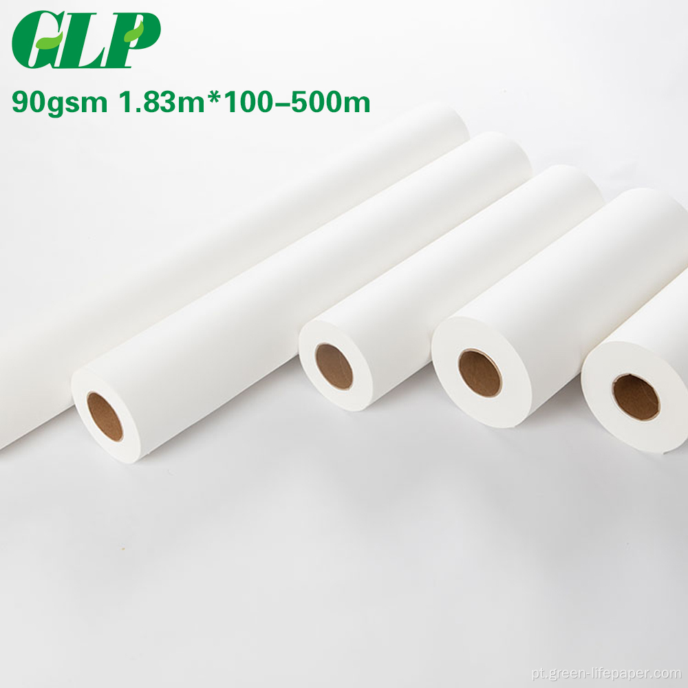 90GSM SUBlimação papel seco rápido