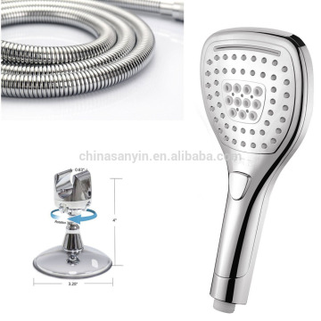 Chrome Plastic ABS Hand Shower Head Set