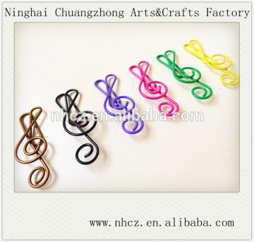 Musical Shaped Paper Clips Set