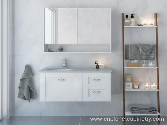 Contemporary High End Wall Mounted Bathroom Vanity Cabinets