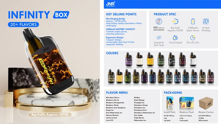 Vape Jnr Infinity Box 10700 Puffs