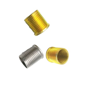Steel and Stainless Steel Spark Plug Insert M10/M12 Thread Size Natural Surface Treatment Packed in Box Metric System