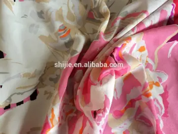 75D Polyester silky Crepe de chine/80GSm polyester crepe de chine /polyester CDC fabric