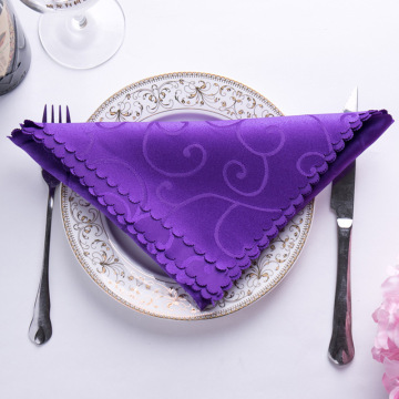 Çin Fabrikası Toptan Satış: Düğün Ziyafetleri ve Parti Dekorasyonları için Jakar Polyester Peçeteli Bezi