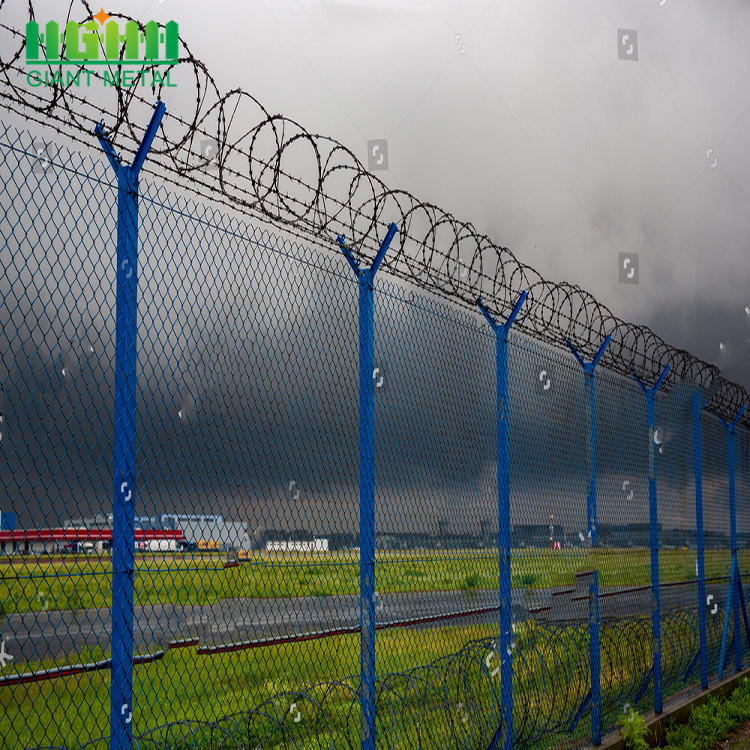 Factory Sale Welded Pvc Coated Airport Fence