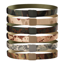 Automatic Buckle Nylon Belt Mens Luxury Waist Designer Belts Army Military Tactical Belt Hunting Waist Support