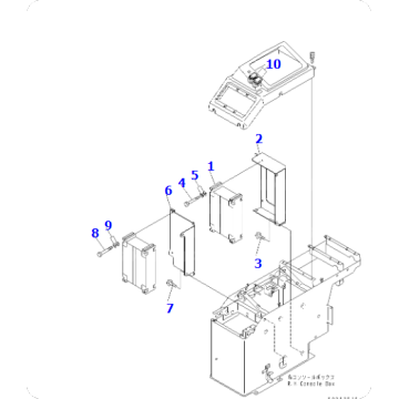 Wheel loader WA500-3 Electrical wiring 426-S33-2161