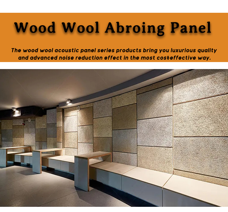 Wood wool acoustic panel