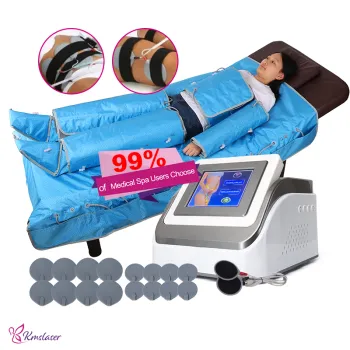 3-in-1 Massage Therapy Equipment: Pressotherapy, EMS, and Lymphatic Drainage Machine