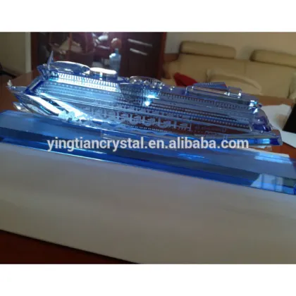 Etched crystal cruise model