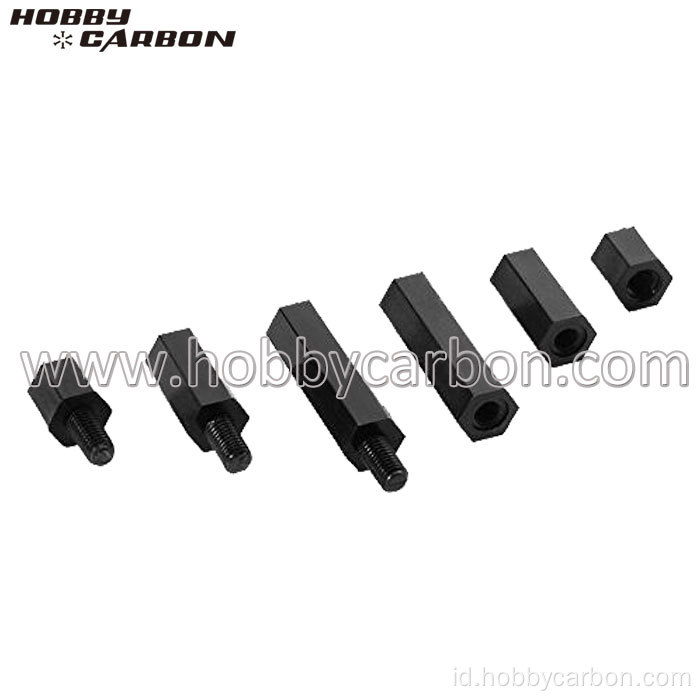 Spacer Nilon Bulat Hex Berwarna