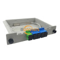 โมดูลการแทรก 1x4 SC / UPC Fiber Splitter